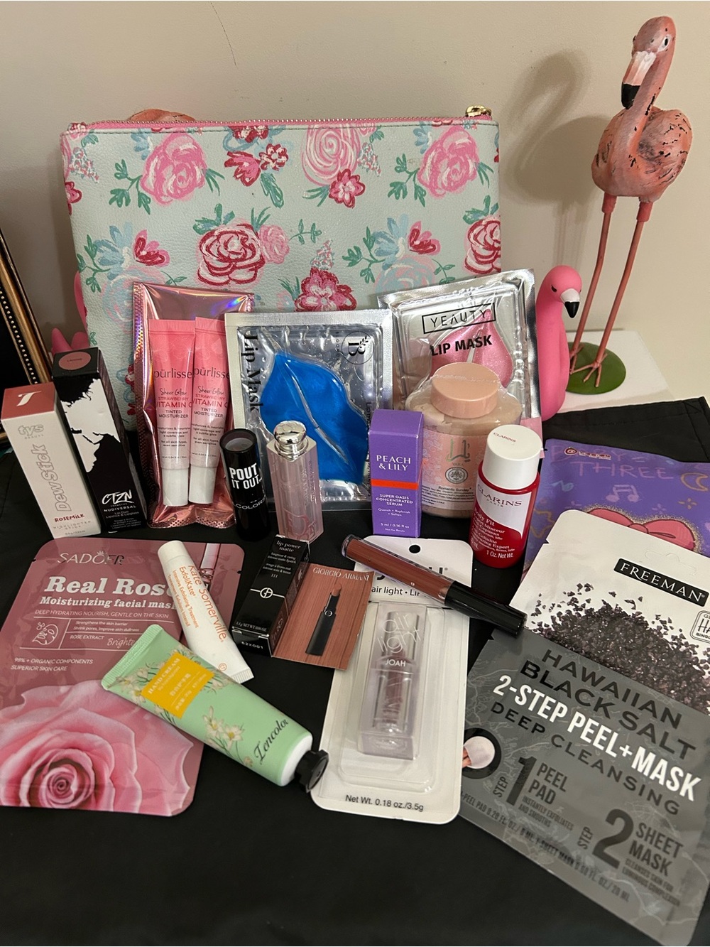 Beauty Bundle (contains Lux cosmetics) plus makeup bag.  (20plus pieces)